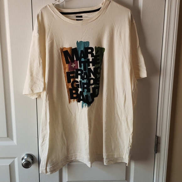 Cream Marithe-Francois Girbaud 4xl T-shirt - Picture 2 of 4